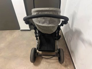 Carrito de bebé 3 en 1 gris