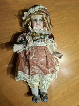 Muñeca Porcelana Josefina y Ramón Inglés