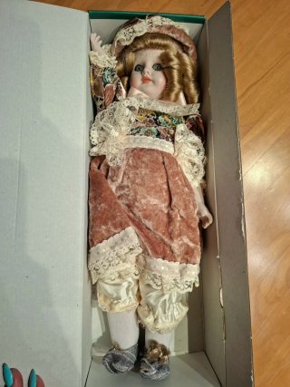 Muñeca Porcelana Josefina y Ramón Inglés