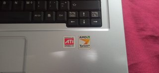 Portátil Fujitsu Siemens Plata y Negro
