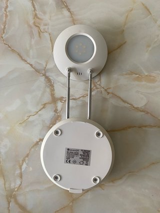 Lámpara Flexo LED Gris y Blanca