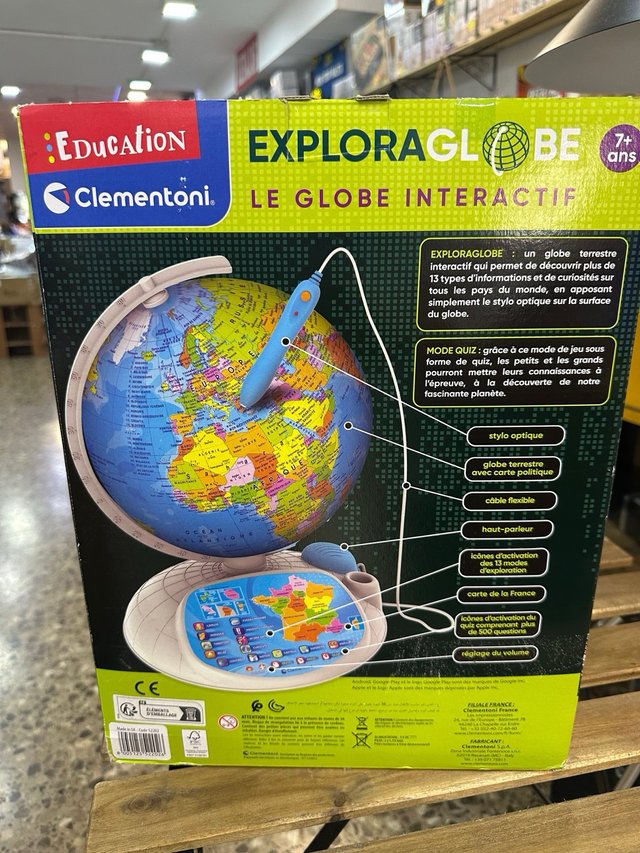 Globo terráqueo educativo Clementoni