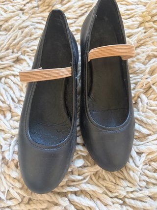 Zapatos de flamenco negros talla 27