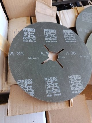 Disco de lija caballito, fabricación alemana
