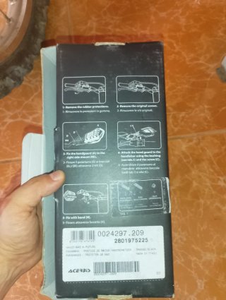 Protector Manillar Acerbis Naranja
