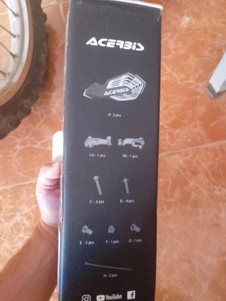 Protector Manillar Acerbis Naranja