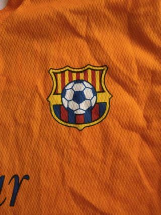 Maglia Messi 10 taglia S Unicef Arancione
