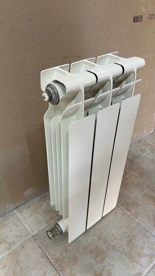 Radiador de Agua Aluminio Blanco