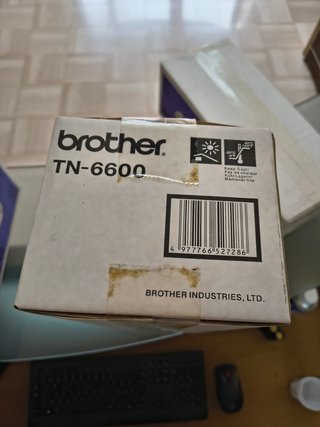 3x Toner Brother TN-6600 Nero Originali Laser