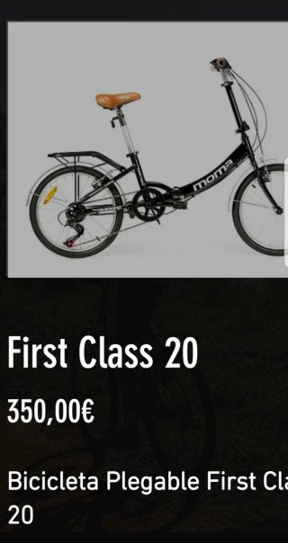 Seminueva Bici plegable Moma