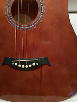 Guitarra Acústica Marrón