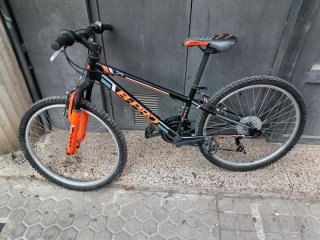 Bicicleta Montaña B-PRO 24 Negra/Naranja