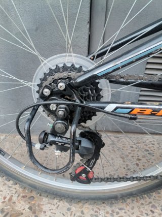 Bicicleta Montaña B-PRO 24 Negra/Naranja