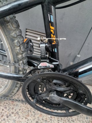 Bicicleta Montaña B-PRO 24 Negra/Naranja