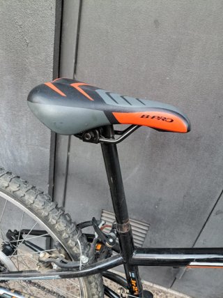 Bicicleta Montaña B-PRO 24 Negra/Naranja