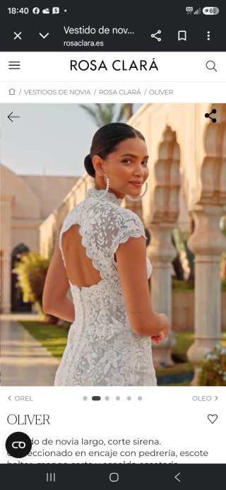 Vestido de Novia Rosa Clará OLIVER