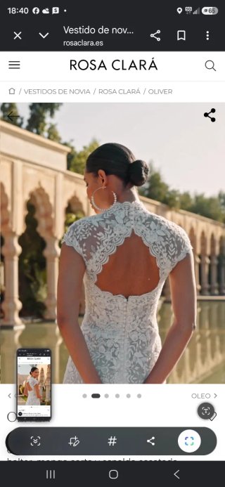 Vestido de Novia Rosa Clará OLIVER