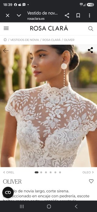 Vestido de Novia Rosa Clará OLIVER