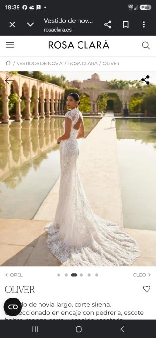 Vestido de Novia Rosa Clará OLIVER