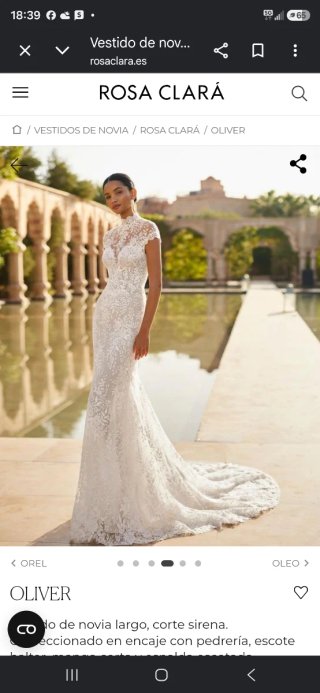 Vestido de Novia Rosa Clará OLIVER