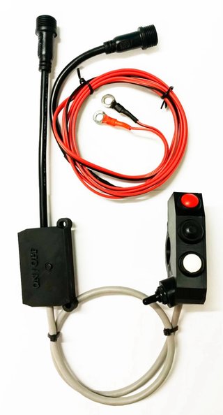 Mando con interruptor y luces