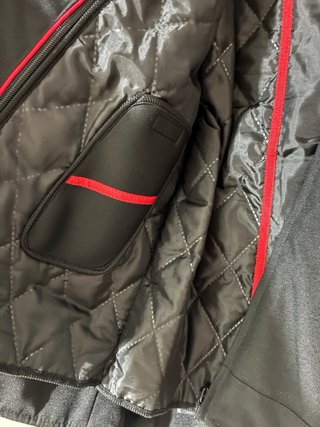 Chaqueta Moto Mtech Negra con Detalles Flúor -