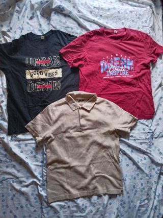 Lote 3 Camisetas Hombre Talla L