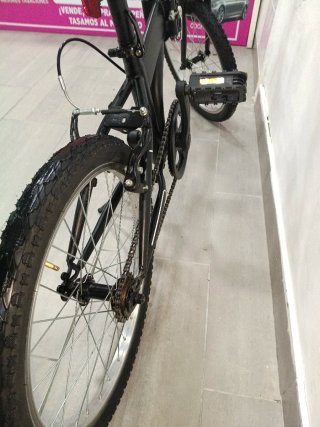 Bicicleta plegable Nilox negra