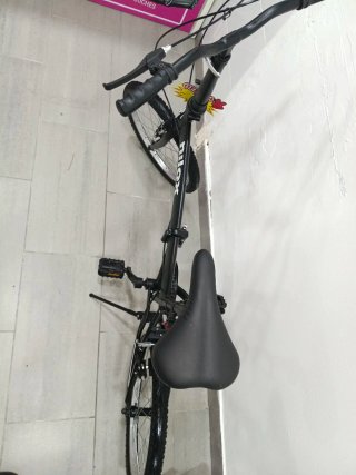 Bicicleta plegable Nilox negra