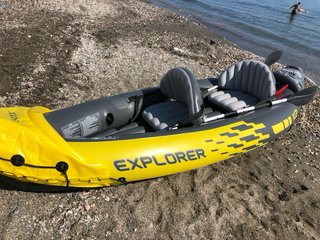 Kayak hinchable K2 Explorer 2 personas 3 asientos