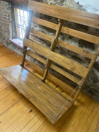Escritorio de pared de madera