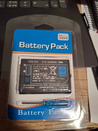 Bateria nintendo 2ds 3ds