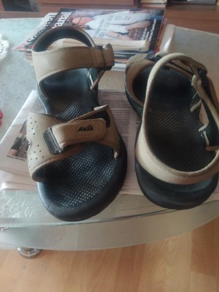 Sandalias Avia Hombre Negro Marrón