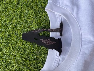 Camiseta Vlone S Hombre Blanca
