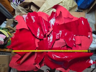 Trozos de Piel Roja