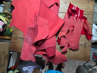 Trozos de Piel Roja