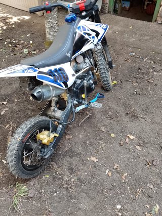 Mini Cross KXD 125cc 4T Azul/Blanco