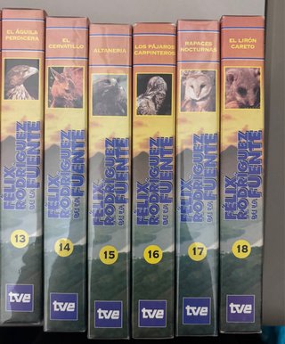 Colección VHS El hombre y la Tierra Félix Rodrígue