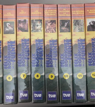 Colección VHS El hombre y la Tierra Félix Rodrígue