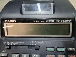 Calcolatrice scrivente Casio HR-150TEC