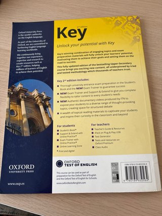 Key Bachillerato 2e 1 Student Book (Spain)