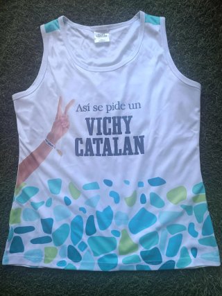 Camiseta tirantes Vichy Catalán 140 años
