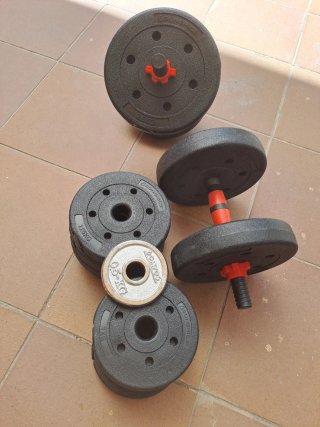 Juego Mancuernas 20kg Pesas Ajustables