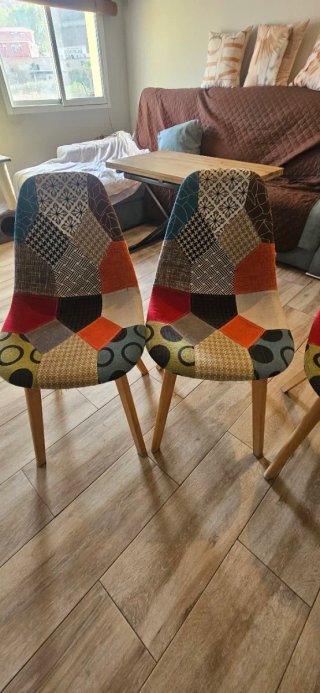 Sillas patchwork multicolor