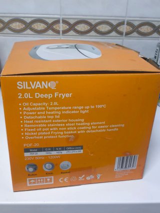 Freidora Silvano 2L sin usar
