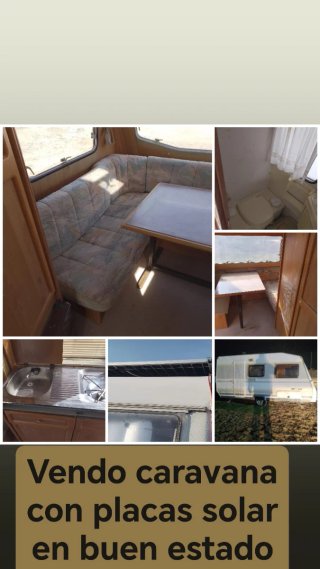 Caravana con placas solares
