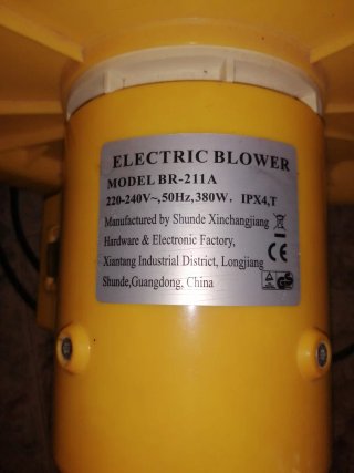Inflador Castillos Hinchables Amarillo