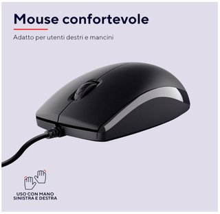 Trust Taro Set Tastiera E Mouse Cablati USB Italia