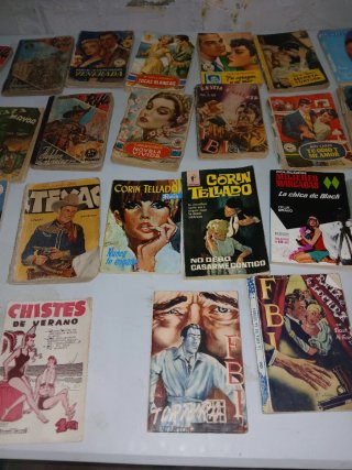 Lote de 25 Revistas Antiguas - Novelas y Cómics