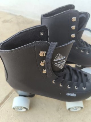 Patines artísticos Oxelo negros talla 40